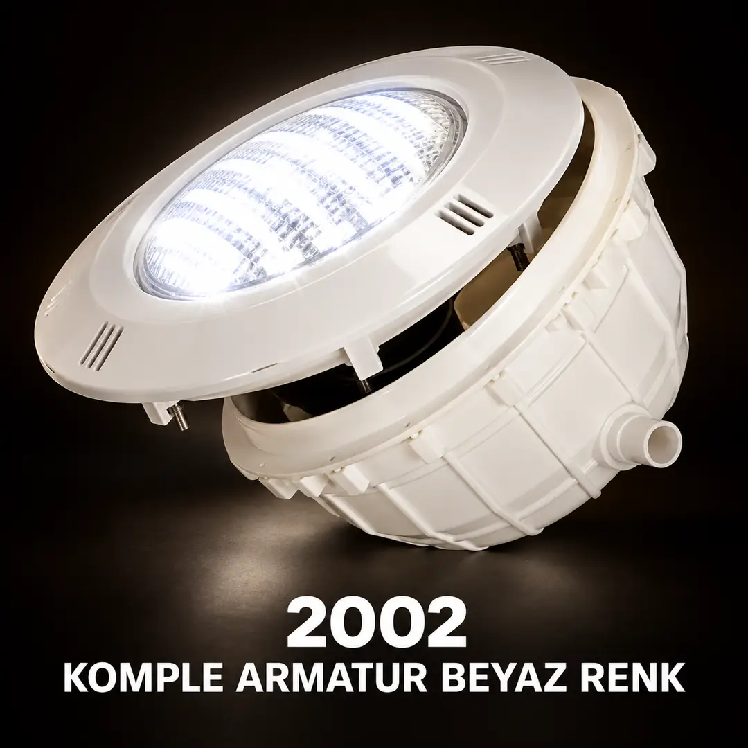 2002 Komple Havuz Aydınlatma Armatür Kasası - Çerçeve Çapı 30 cm