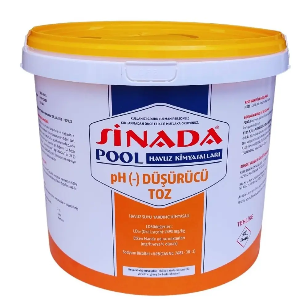 Sinada Toz pH Düşürücü 25 Kg Down 1