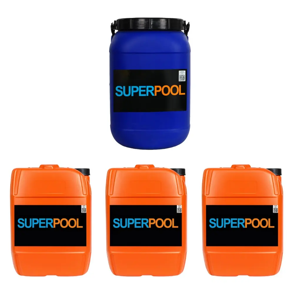 SPP Superpool 4'lü Havuz Bakım Kimyasal Seti 25 KG | Havuz Sepeti