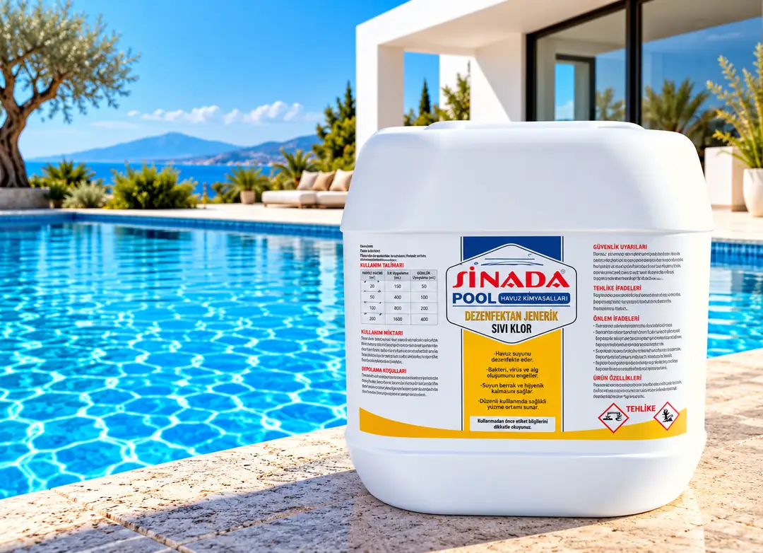 Sıvı Hypochloride 25 Kg Havuz Kloru Dezenfektanı