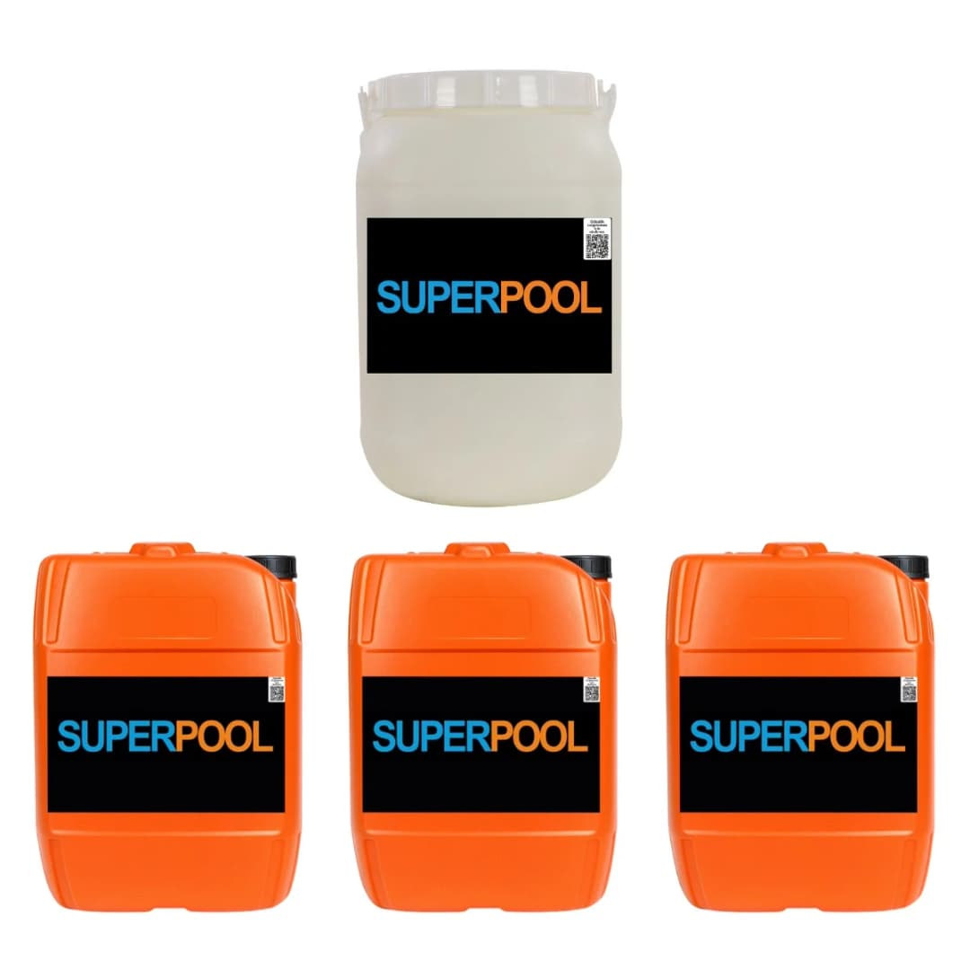 Superpool 4'lü Havuz Bakım Kimyasal Seti 90'lık 25 KG