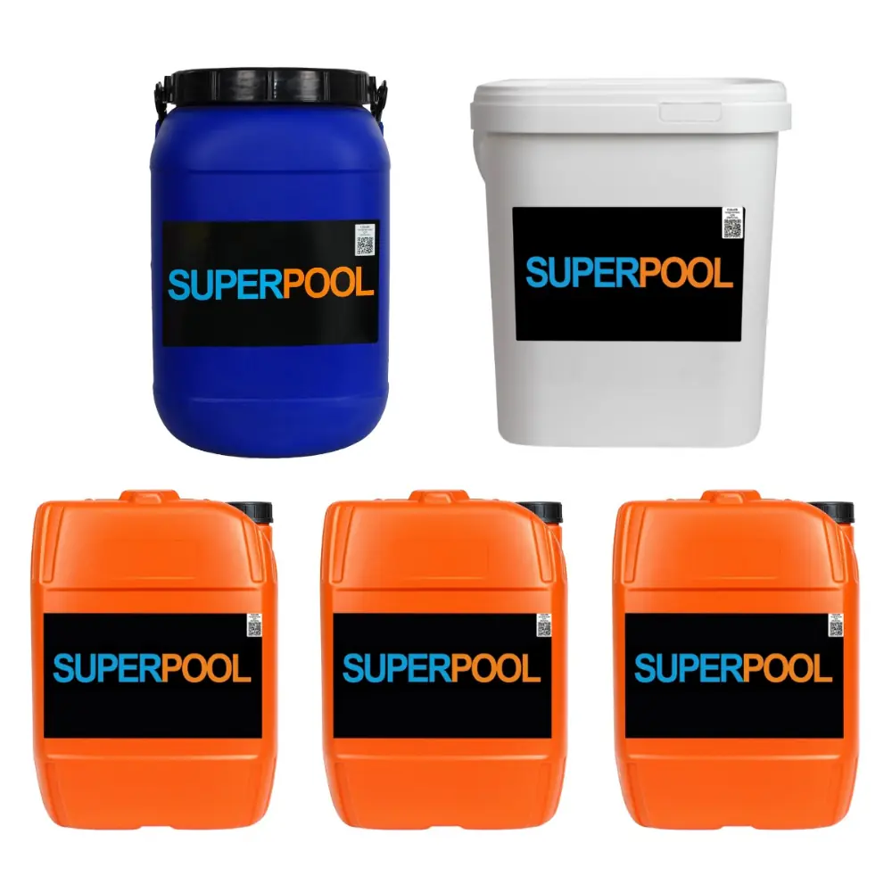 SPP Superpool 5'li Havuz Bakım Kimyasal Seti 25 KG | Havuz Sepeti