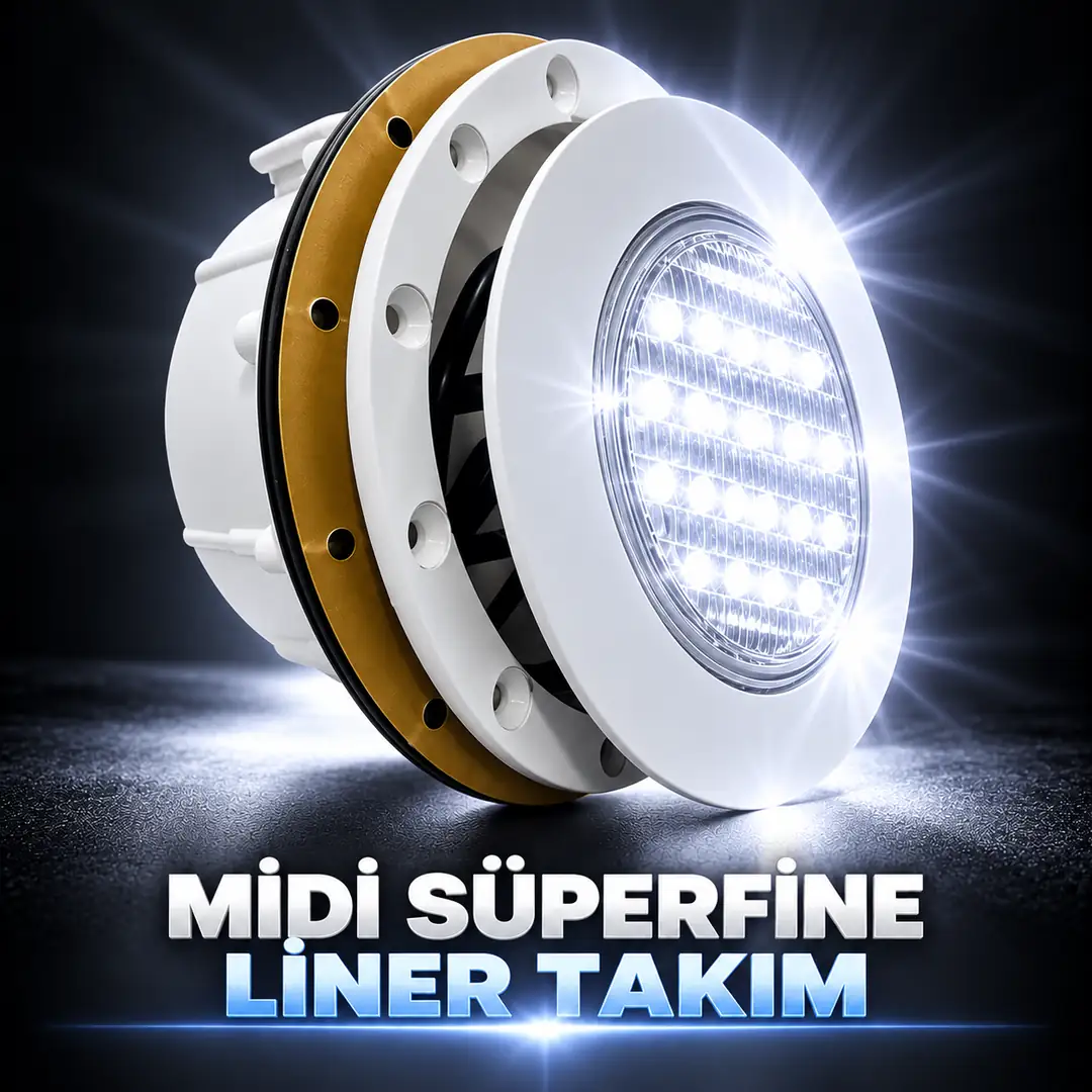 Midi Superfine Komple Liner Havuz Aydınlatma Takımı
