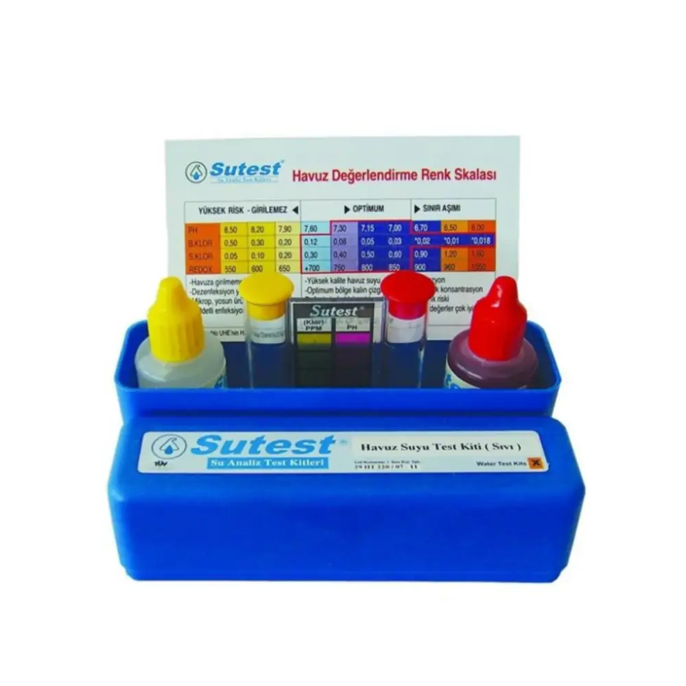Havuz Suyu Ölçüm Ph Klor Test Kiti