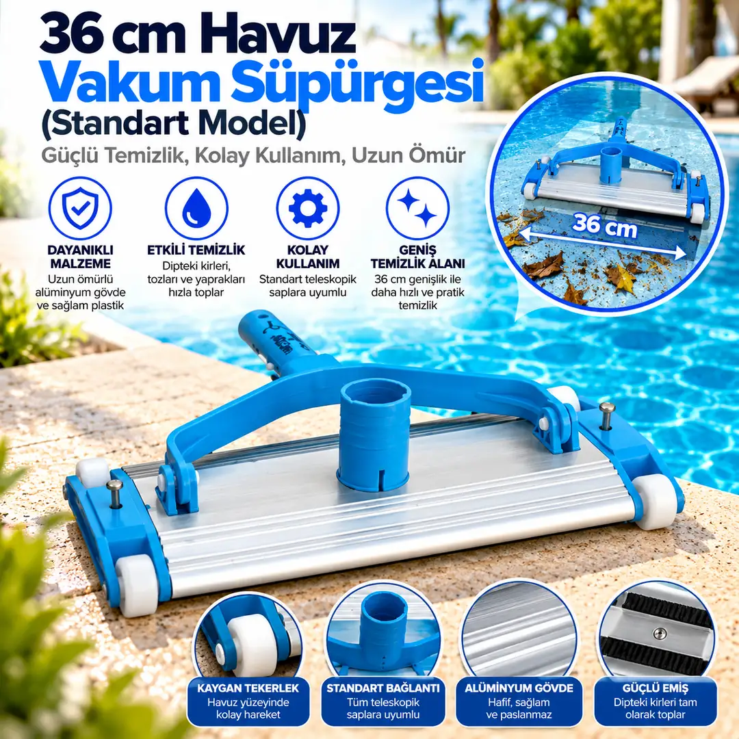 36 cm Havuz Vakum Süpürgesi (Standart Model)