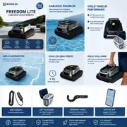 Freedom Lite Kablosuz Havuz Temizlik Robotu 3