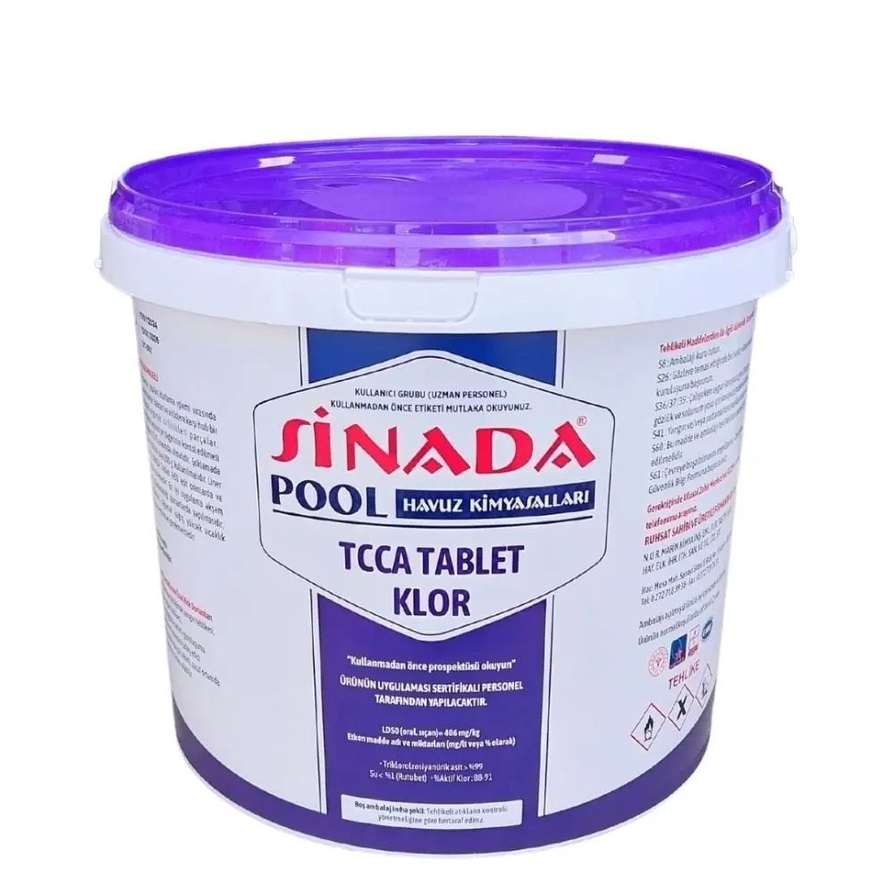 Multi Fonksiyonel Tablet Klor 10 Kg Havuz Kimyasalı